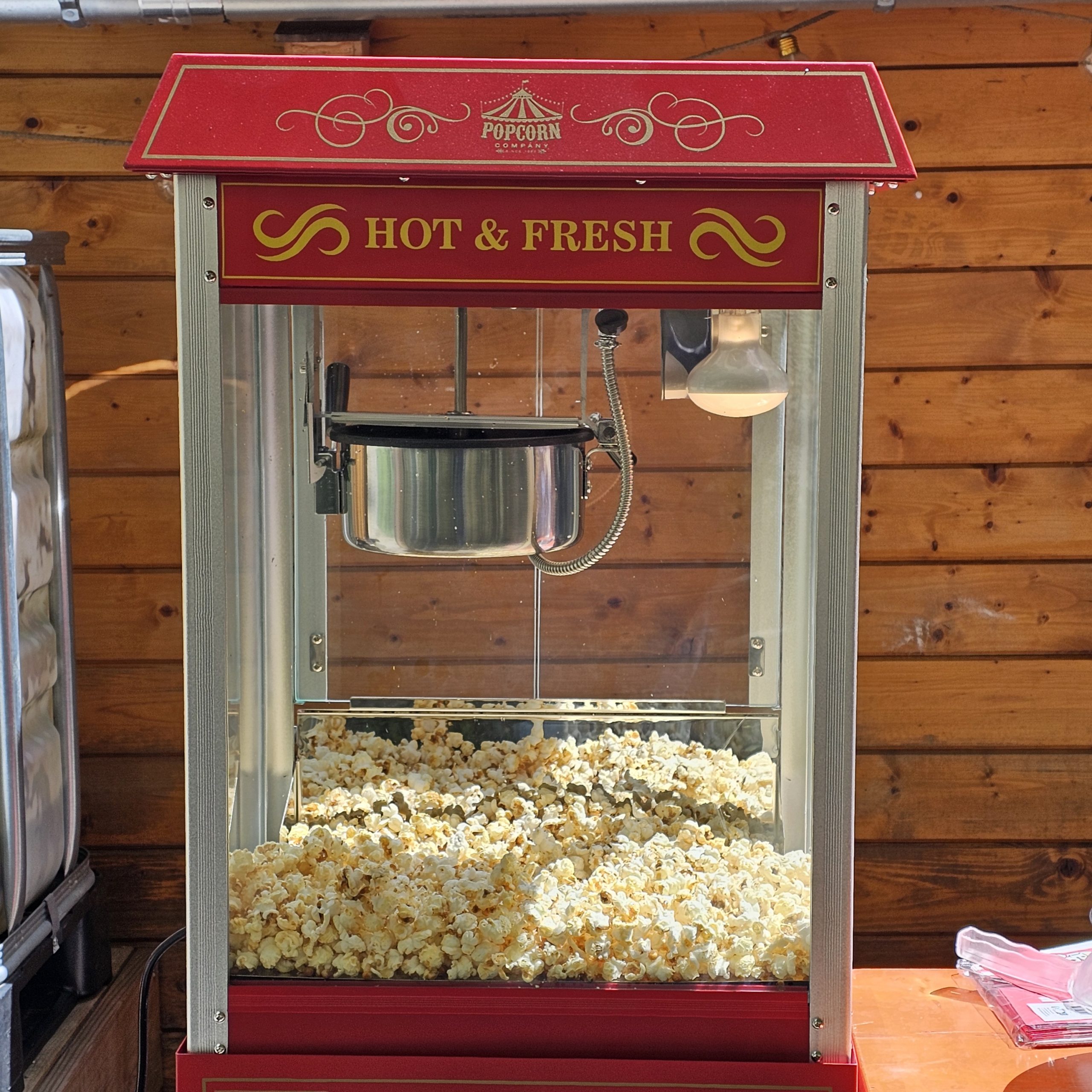 Popcornmaschine mieten München, Popcornwagen Event, Event Snackstation